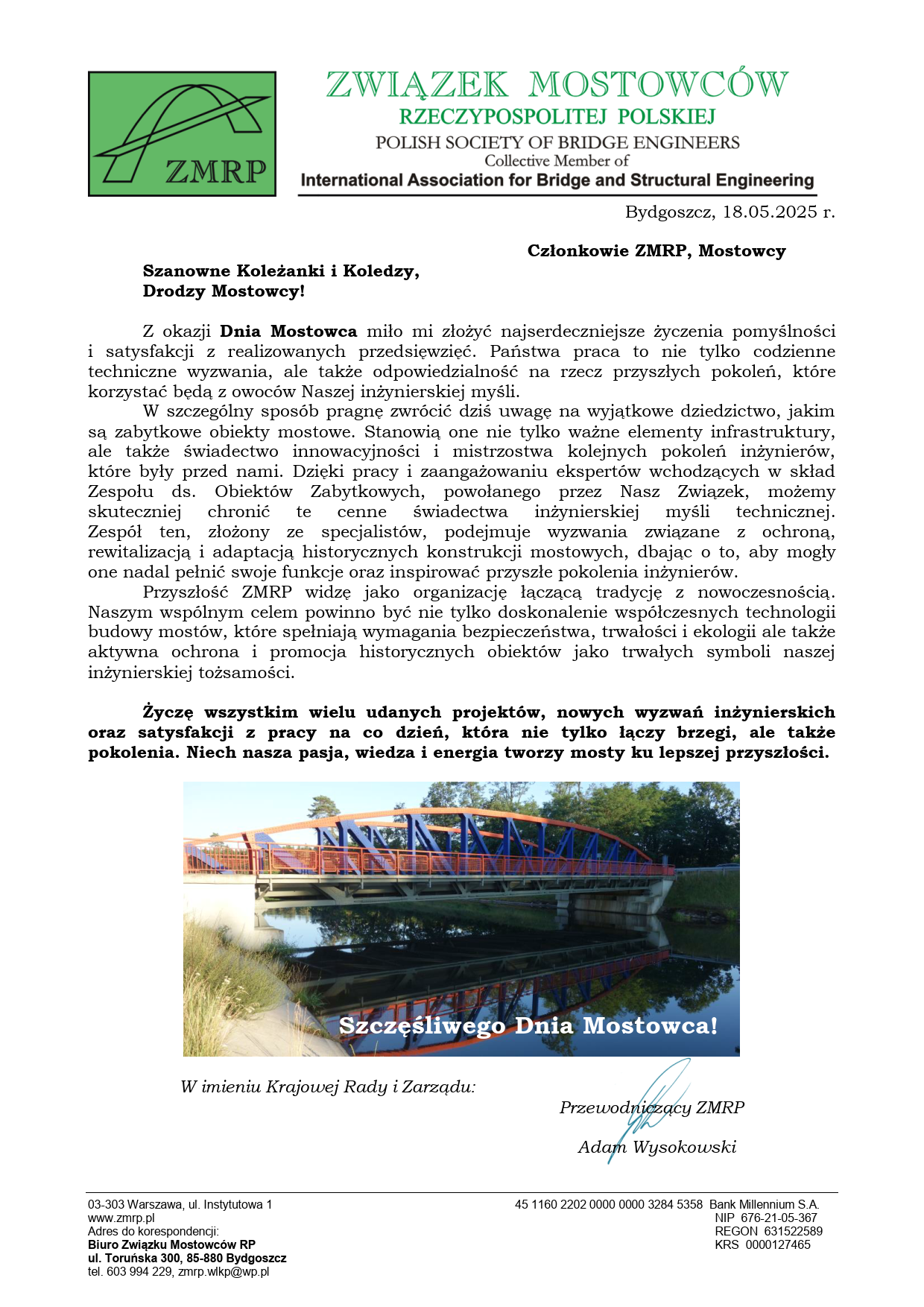 Życzenia Dzień Mostowca 2025_1