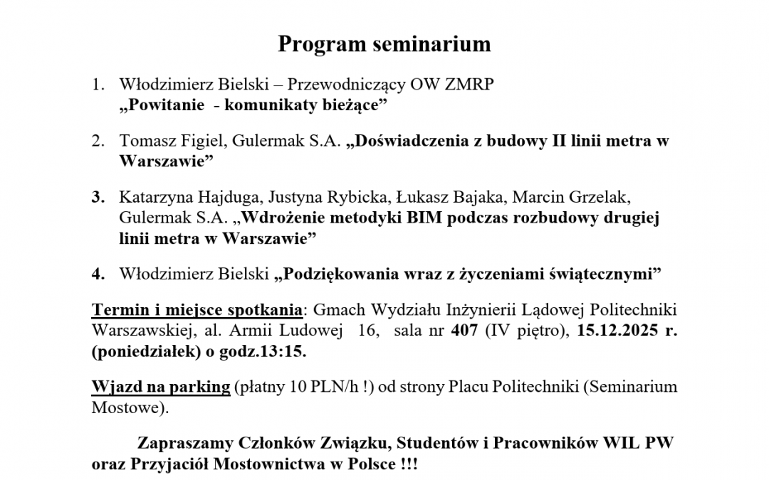 Mostowe Seminarium Naukowo-Techniczne