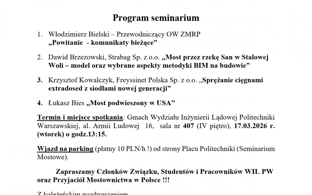 Mostowe Seminarium Naukowo Techniczne